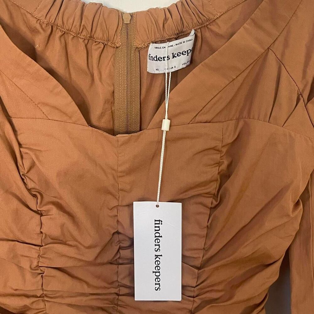 Finders Keepers Tan and Brown Dress - Picture 7 of 8